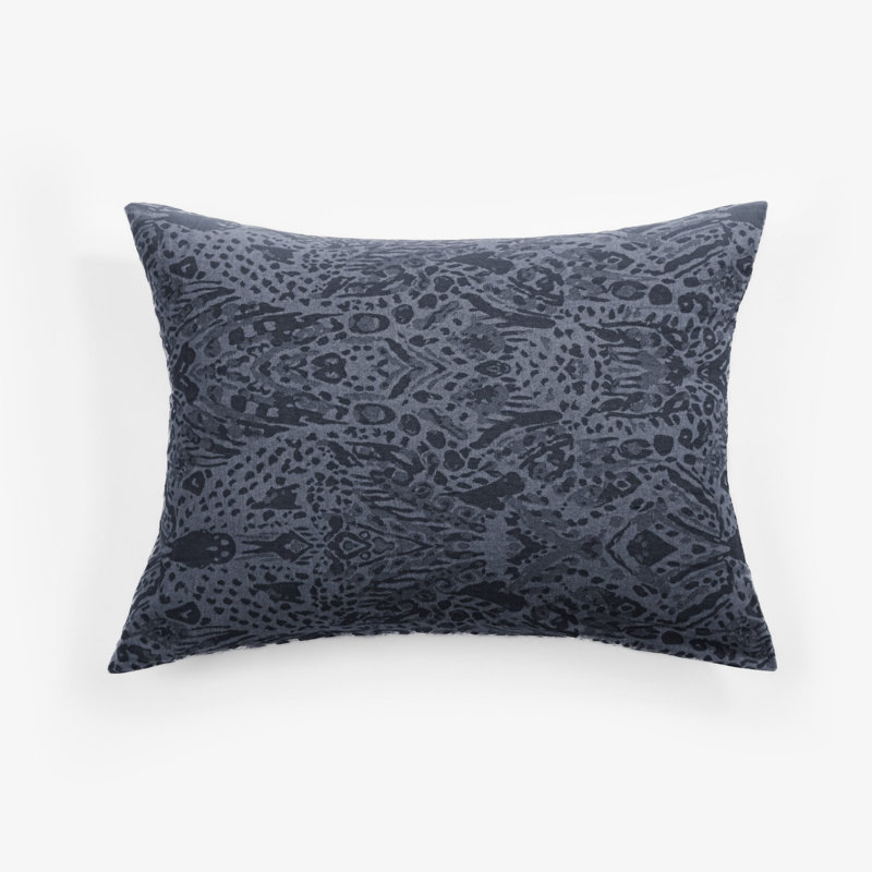 RAMUS SHAM, STEEL BLUE, STANDARD, Blue, Full / Double