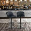 Ensemble de 2 tabourets de bar réglables Dawsonville