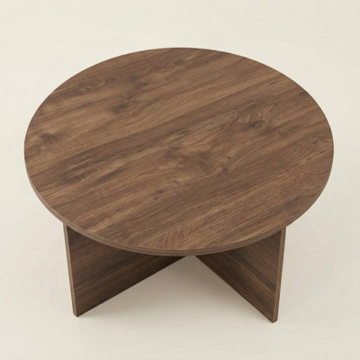 Ellington 35" Wide Round Coffee Table