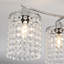 6- Light 89cm Dimmable Crystal Flush Mount