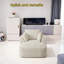 Très grand fauteuil inclinable en velours côtelé-2027066279