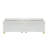 Creamy White Tufted Modular Sofa With Under-Seat Storage, Chenille Loveseat For Living Room-751654306