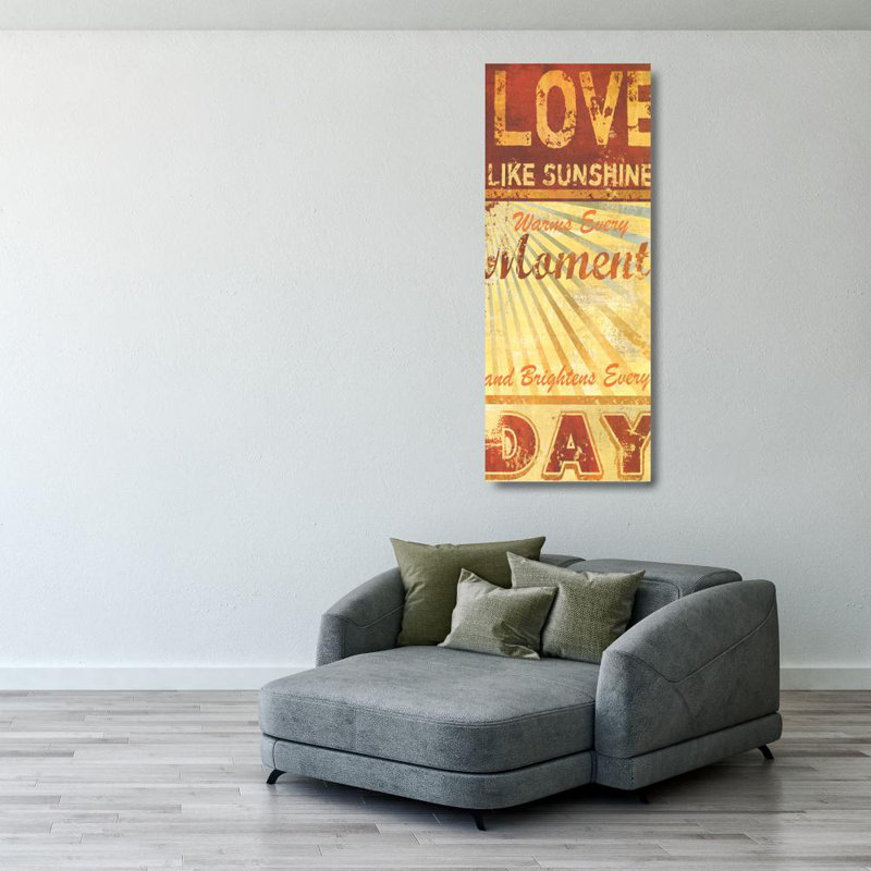 Love Like Sunshine, 40" H x 16" W