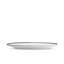 Soie Tressee Black Oval Platter - Small-1327081840