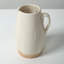 Approx. 9" High Off Whtie Ceramic Pitcher
