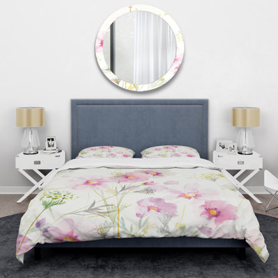 Floral Duvet Cover Set - Shabby Flower IV Shabby