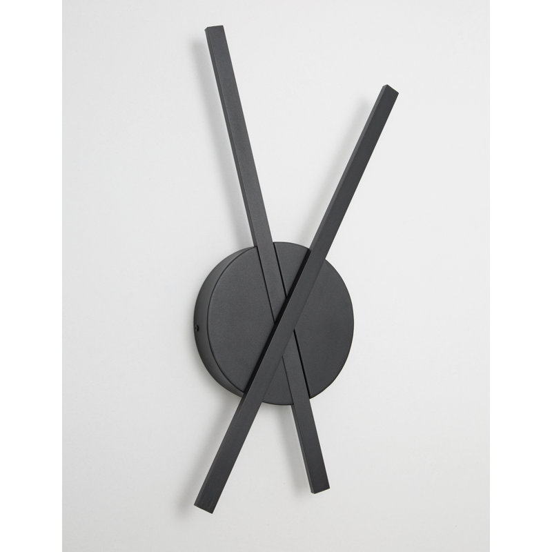 LED Wallchiere, Black