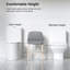 Une toilette, chasse double 1,1 / 1,6, céramique blanche brillante, siège à fermeture en douceur, chasse d'eau pour salle de bain blanche, cuve allongée, fermeture,