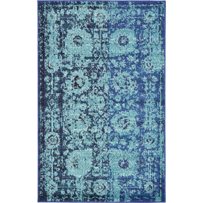 Tapis bleu ciel Colfin