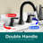 Topcraft Dual-Handle Three-Hole Bathroom Sink Faucet With Pop-Up Drain-123810623