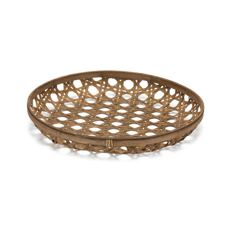 Pompano Bamboo Tray, 3.75" H x 22.25'' W x 22.25'' D