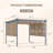 Aoodor Aluminum Pergola with Canopy-90610975-90610976