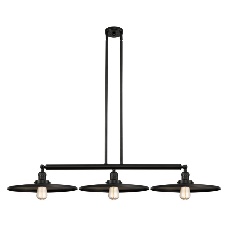 Rouvin 3 Light Metal Dimmable Pendant