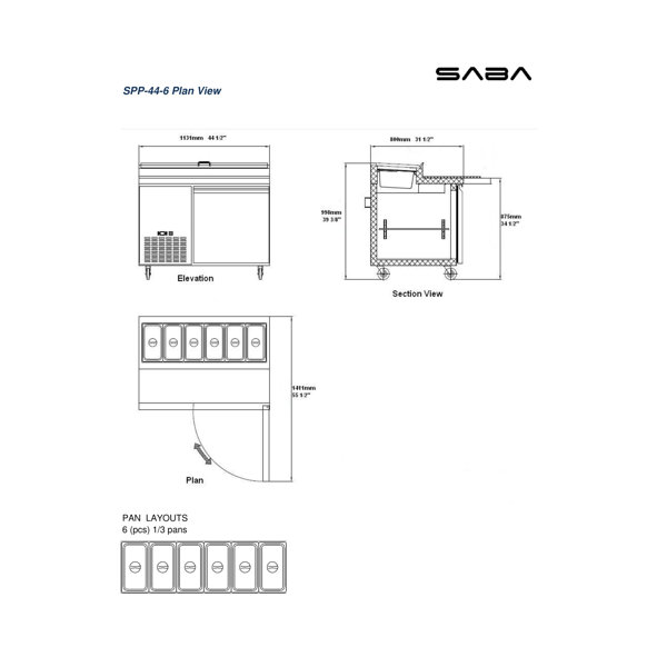 Dimensions du produit