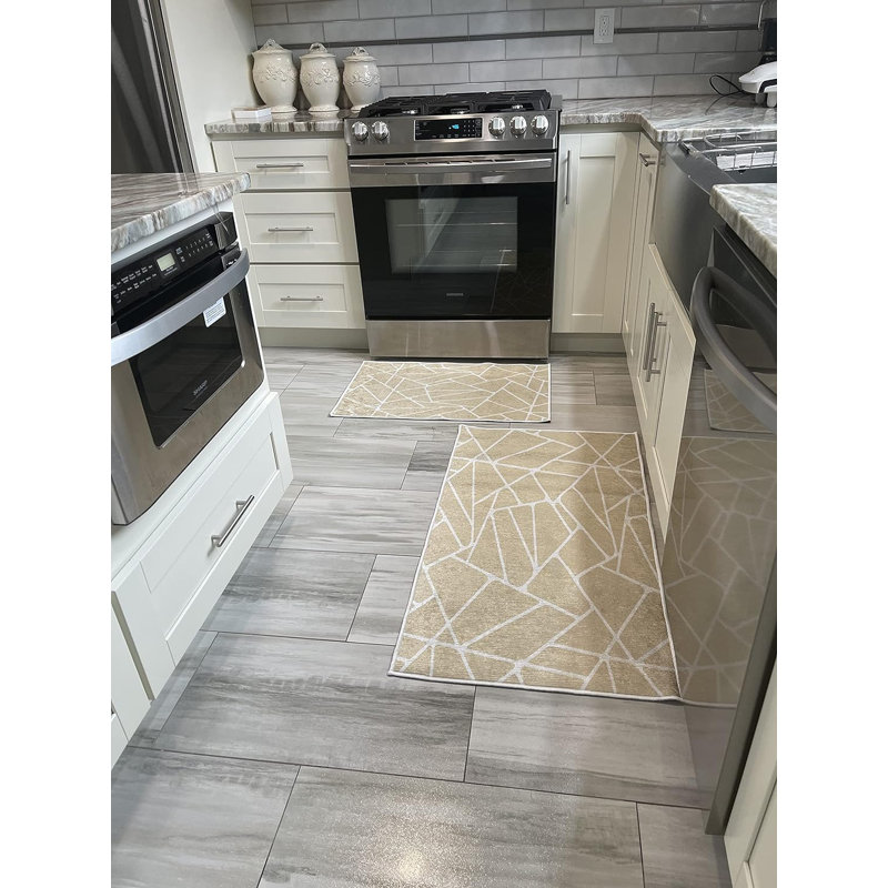 Tapis de cuisine polyvalent, Crème