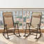 Ensemble de chaises berçantes pliantes pour patio-481018262