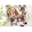 Couronne de Noël 18 po avec bonhomme de neige et cloche pour mur de porte d'entrée