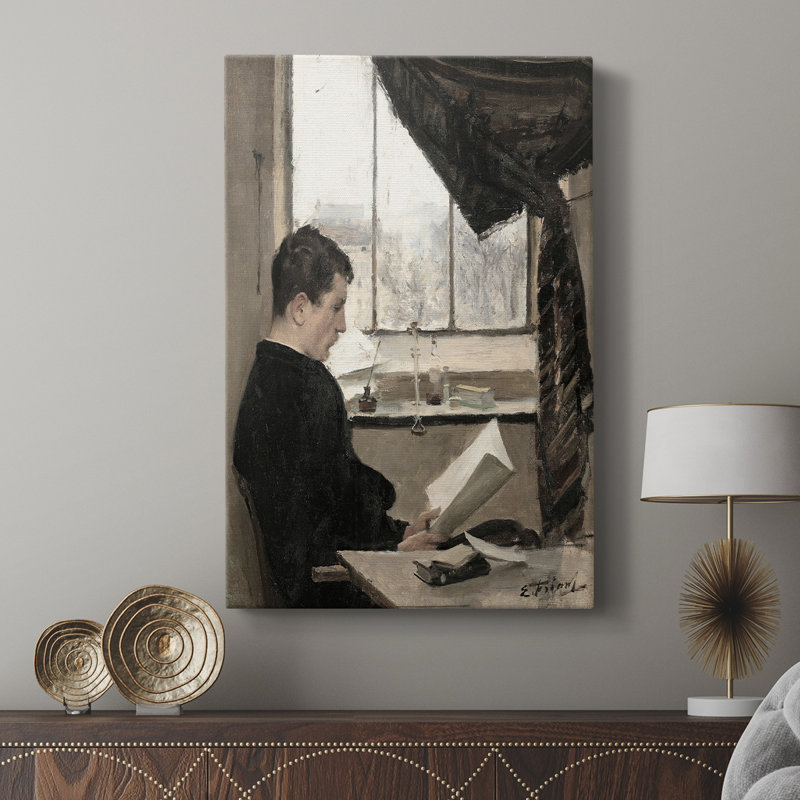 Reproduction de portrait rétro L XXXIV - galerie Cavas sur mesure, H 18 po x l 12 po