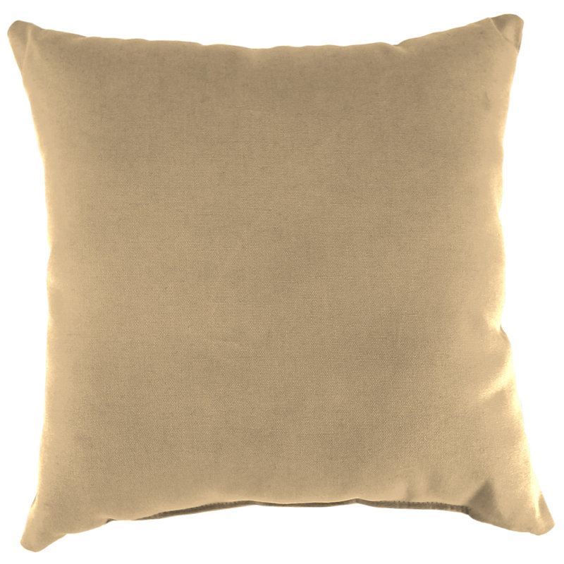16" x 16" Outdoor Throw Pillow, Antique Beige