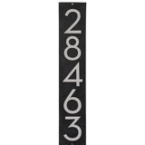 Floating Modern 4" Number Vertical Address Plaque (5 Digits)