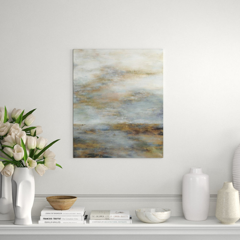 Misty Morning Painting by Beverly Fuller, 29" H x 24" W, Glass Coat
