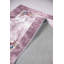 Tapis en polyester tissé à la machine en mauve / blanc Abdurrahman-1990652965