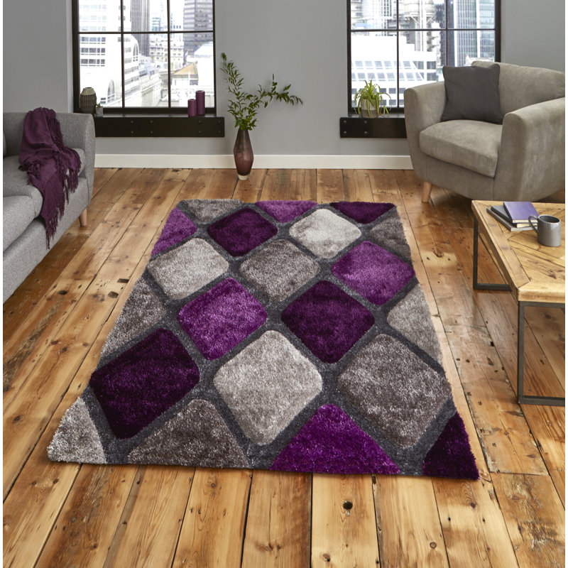 Varda area rug Hand Tufted Rectangle Grey, Rectangle 150cm x 230cm