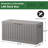 Gallon Outdoor Storage Box,Resin Large Sturdy Deck Box, Backyard Outside Storage Box Waterproof With Double Wall Panels,Garden Box,Package Delivery Box,Outdoor Hose Storage Bin