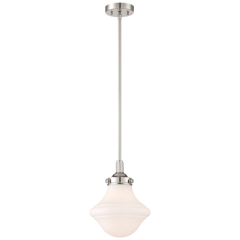 Luminaire suspendu 1 lumières scolaire single Mabie