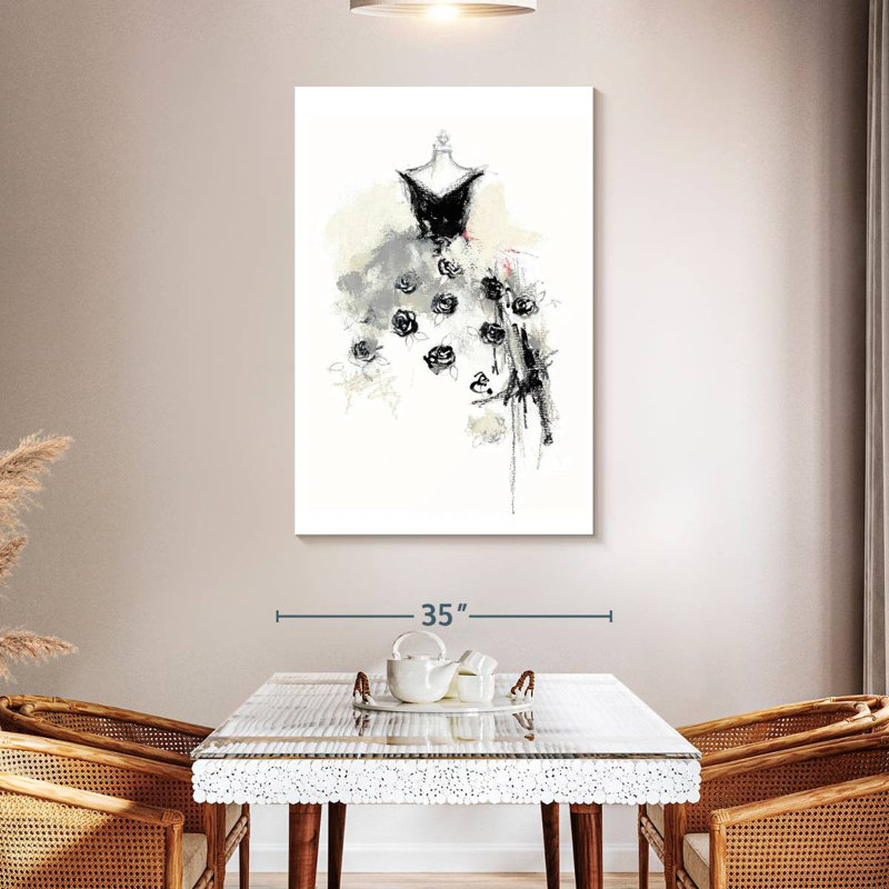 The Dressing Room II, 48" H x 32" W