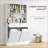 68" Kitchen Pantry Storage Cabinet With Charging Station-1182780584