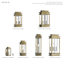 Lanterne murale d'extérieur 2 lumières Cortana-634191352-634191348