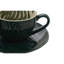 Shady Stoneware Teacup and Saucer