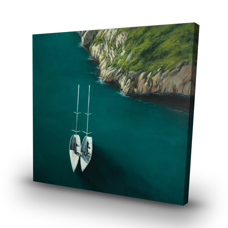 Smooth sailing - 32"x32" art on canvas
