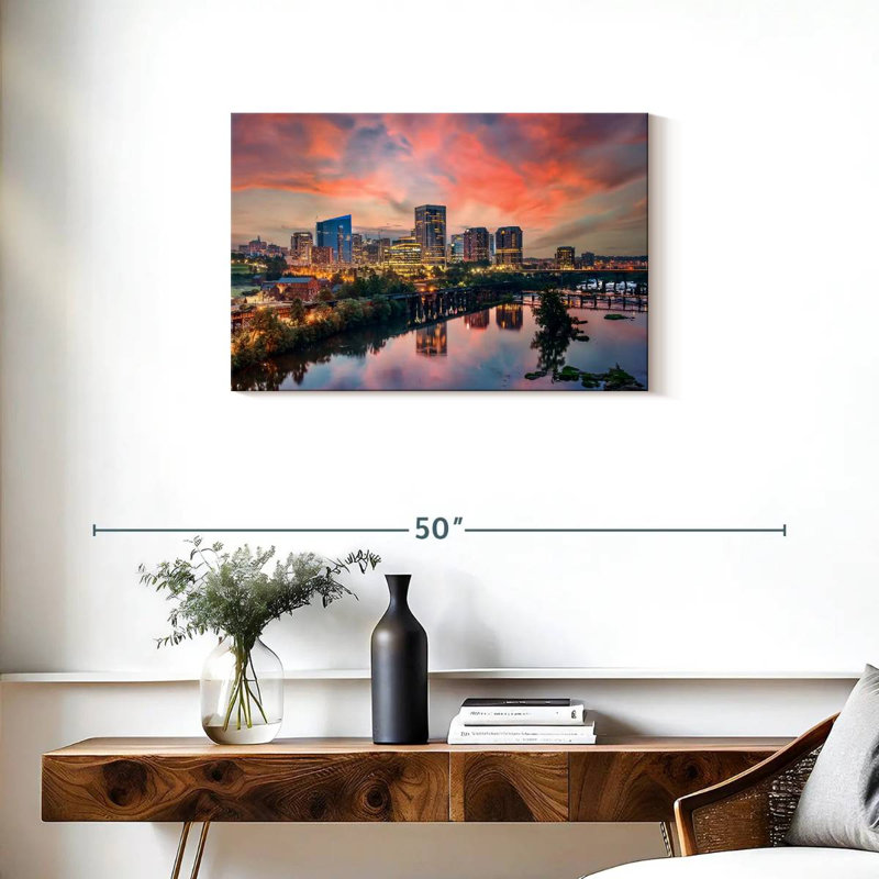 Nicci Richmond City Sunrise, H 20 po x l 30 po