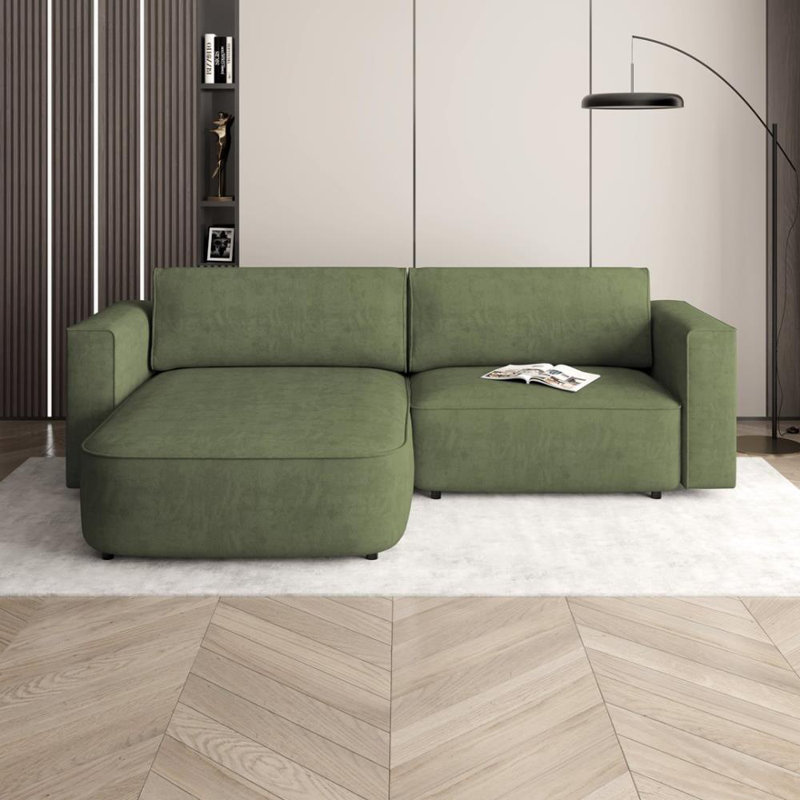 Arijanit 3 Seater Sofa Bed, Green