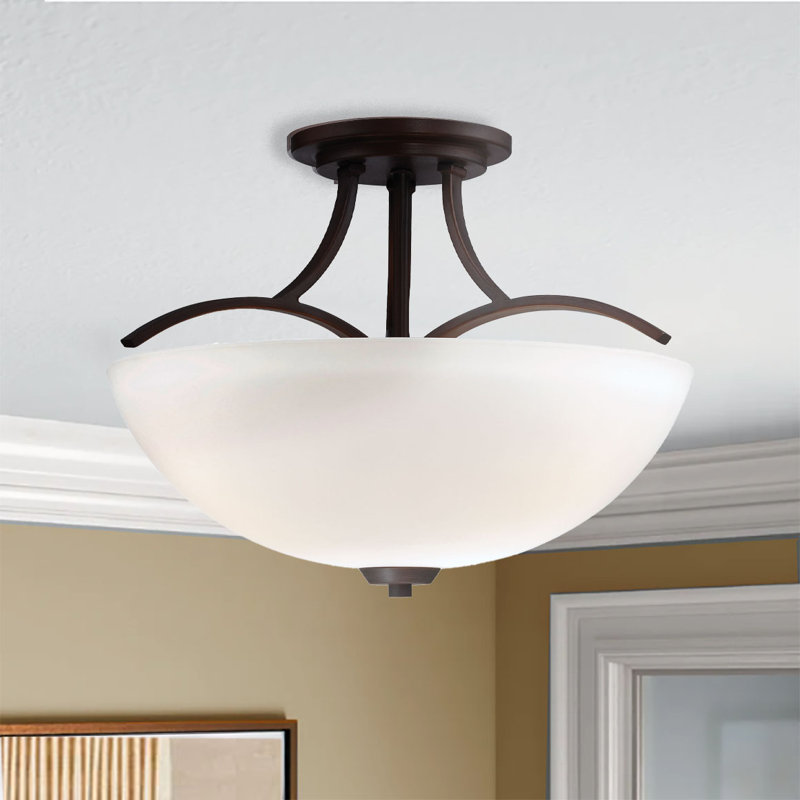 Raborn Glass Semi Flush Mount