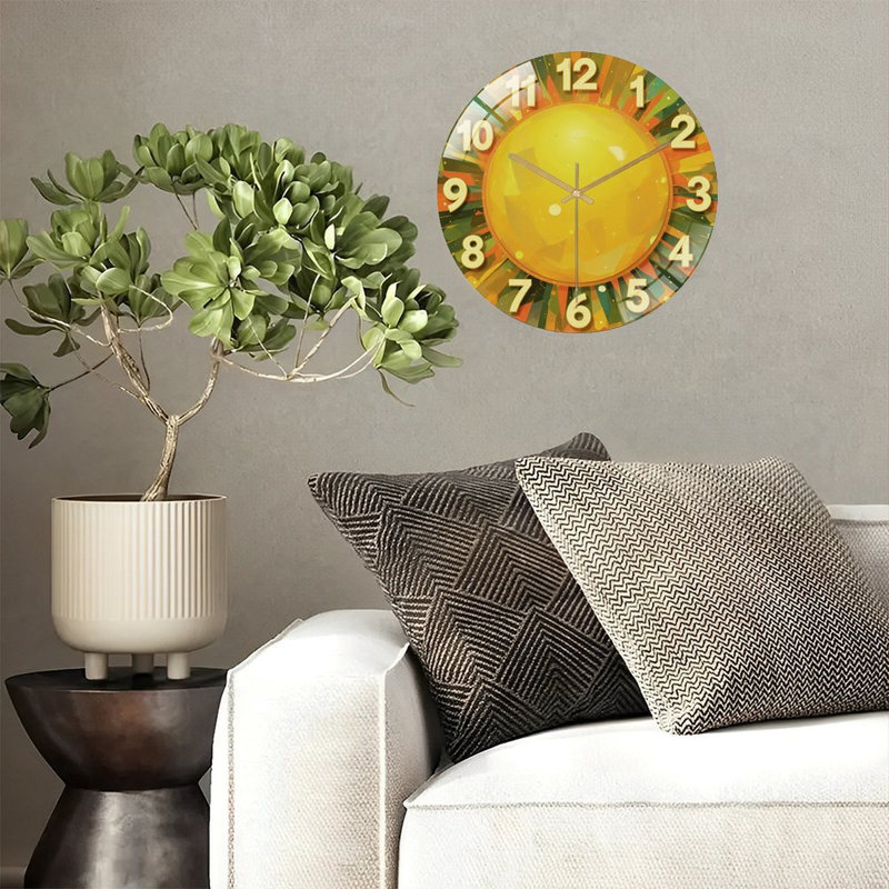 Horloge murale Sun