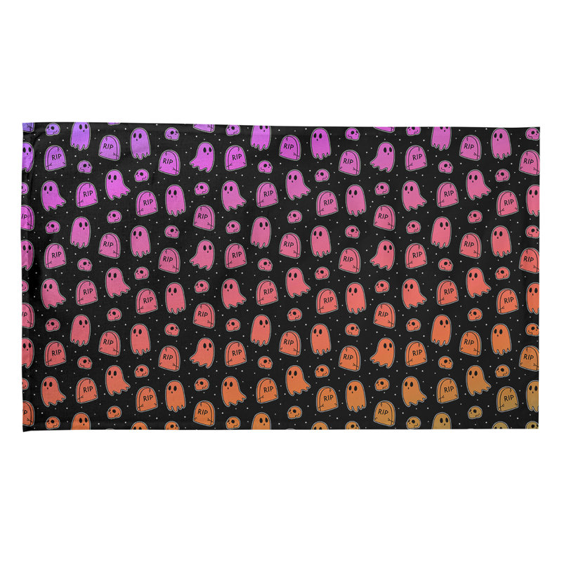Mcguinness Tea Towel Kitchen Towel, Cotton Twill, Purple/Pink/Orange