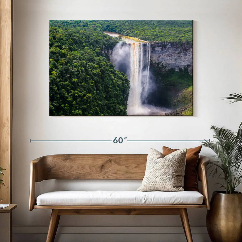 Alvord Kaieteur Falls, 32" H x 48" W
