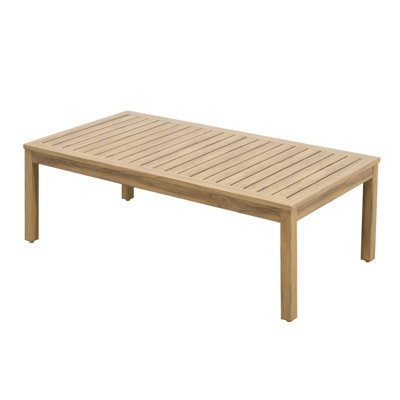 Dymir Rectangular Metal Outdoor Coffee Table , 22'' in. W 41.3'' in. D