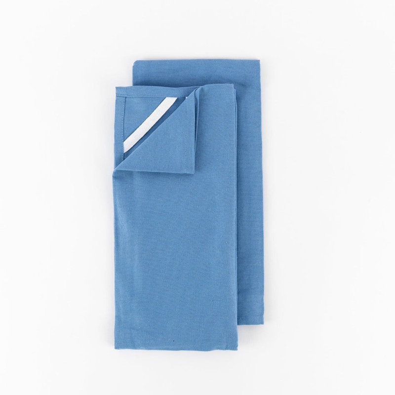 Cotton Tea Towel Kitchen Towel, Blue