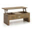 Merapi Solid Wood Lift Top Sled Coffee Table with Storage