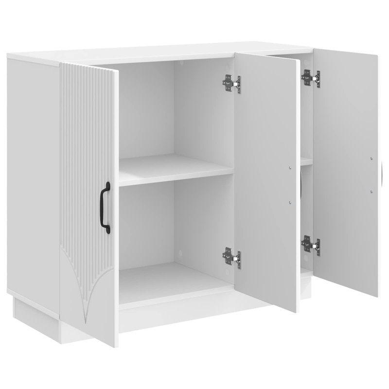 89cm Sideboard, High Gloss White
