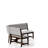 Curved Dining Bench Mid-Century Modern Upholstered Curved Bench
