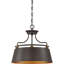 Lustre cylindrique unique à 3 lumières Natoli