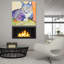  «Rocky» par Pat Saunders-Art mural en verre acrylique blanc, 36 po x 36 po-267494137