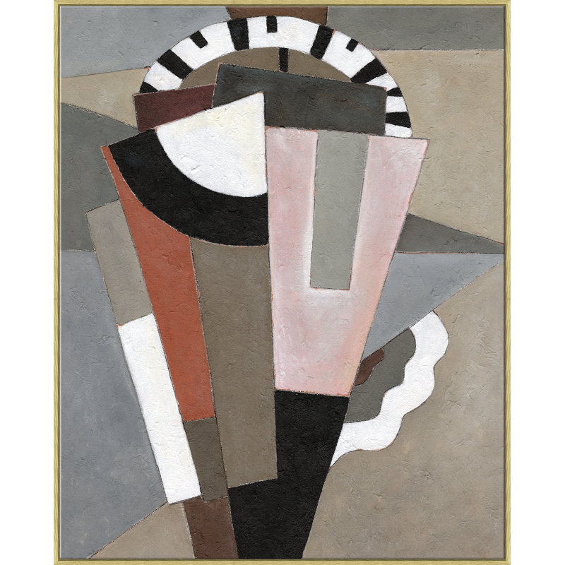 Hommage à Marsden Hartley - peinture, Brun, H 40 po x l 32 po x P 2,625 po