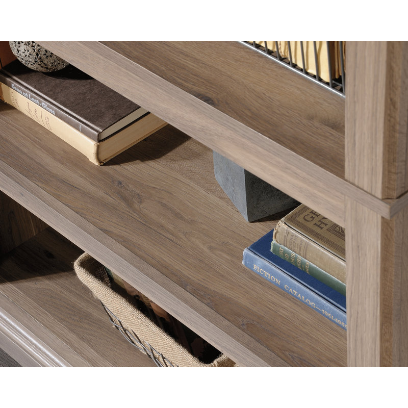 Brunoy 5 Shelf Bookcase Mo 3A, Salt Oak