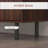 Cabinets with 2 Cupboards, 3 Drawers, Adjustable Shelves - Rustic Walnut Brown 50"W | Rustic/Lodge | Living Room